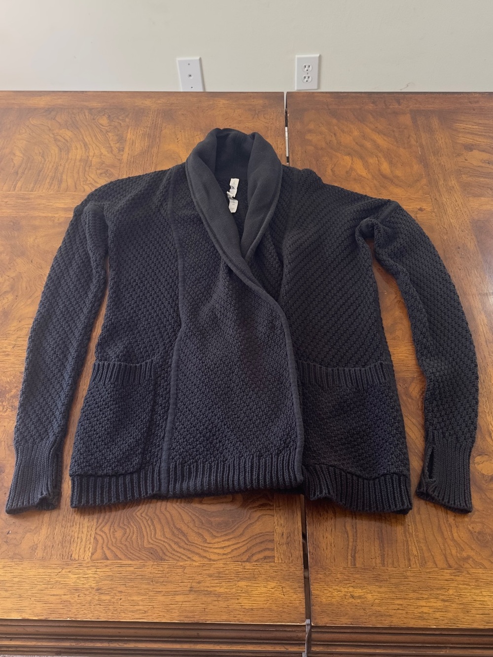 Lululemon Post Practice Cardi Black